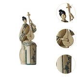 Maxbell Ancient Girl Lady Figurine Character Sculptures for Hotel Cabinet Bookshelf Type A