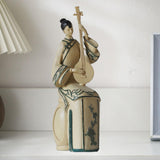 Maxbell Ancient Girl Lady Figurine Character Sculptures for Hotel Cabinet Bookshelf Type A