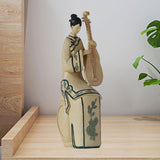 Maxbell Ancient Girl Lady Figurine Character Sculptures for Hotel Cabinet Bookshelf Type B