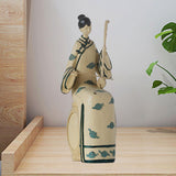 Maxbell Ancient Girl Lady Figurine Character Sculptures for Hotel Cabinet Bookshelf Type C