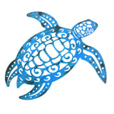 Maxbell Metal Sea Turtle Decoration Wall Mounted 11.6x11.6inch for Kitchen Balconies Style A