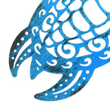 Maxbell Metal Sea Turtle Decoration Wall Mounted 11.6x11.6inch for Kitchen Balconies Style A