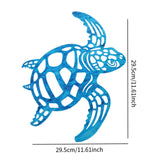 Maxbell Metal Sea Turtle Decoration Wall Mounted 11.6x11.6inch for Kitchen Balconies Style B