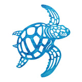 Maxbell Metal Sea Turtle Decoration Wall Mounted 11.6x11.6inch for Kitchen Balconies Style B