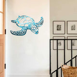 Maxbell Metal Sea Turtle Decoration Wall Mounted 11.6x11.6inch for Kitchen Balconies Style B