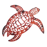 Maxbell Metal Sea Turtle Decoration Wall Mounted 11.6x11.6inch for Kitchen Balconies Style C