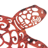 Maxbell Metal Sea Turtle Decoration Wall Mounted 11.6x11.6inch for Kitchen Balconies Style C