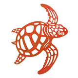 Maxbell Metal Sea Turtle Decoration Wall Mounted 11.6x11.6inch for Kitchen Balconies Style D