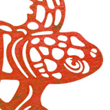 Maxbell Metal Sea Turtle Decoration Wall Mounted 11.6x11.6inch for Kitchen Balconies Style D