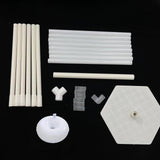 Maxbell Balloon Arch Stand Kit Decoration Heart Shaped for Baby Shower Ceremony