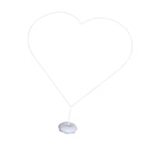 Maxbell Balloon Arch Stand Kit Decoration Heart Shaped for Baby Shower Ceremony