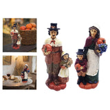 Maxbell Figure Sculpture Fall Harvest Decoration Resin for Entrance Living Room Desk Father