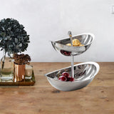 Maxbell Fruit Basket Multifunctional Fruit Storage Stand for Countertop Kitchen Home Double Layer