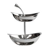 Maxbell Fruit Basket Multifunctional Fruit Storage Stand for Countertop Kitchen Home Double Layer