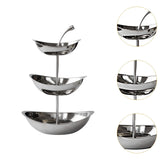 Maxbell Fruit Basket Multifunctional Fruit Storage Stand for Countertop Kitchen Home Three Layer