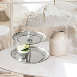 Maxbell Cupcake Stand Decorative Pastry Serving Tray for Tea Party Hotel Celebration 2 Tiers