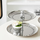 Maxbell Cupcake Stand Decorative Pastry Serving Tray for Tea Party Hotel Celebration 2 Tiers