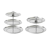 Maxbell Cupcake Stand Decorative Pastry Serving Tray for Tea Party Hotel Celebration 2 Tiers