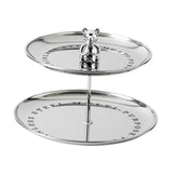 Maxbell Cupcake Stand Decorative Pastry Serving Tray for Tea Party Hotel Celebration 2 Tiers