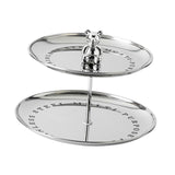 Maxbell Cupcake Stand Decorative Pastry Serving Tray for Tea Party Hotel Celebration 2 Tiers