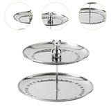 Maxbell Cupcake Stand Decorative Pastry Serving Tray for Tea Party Hotel Celebration 2 Tiers