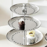 Maxbell Cupcake Stand Decorative Pastry Serving Tray for Tea Party Hotel Celebration 3 Tiers