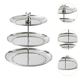 Maxbell Cupcake Stand Decorative Pastry Serving Tray for Tea Party Hotel Celebration 3 Tiers