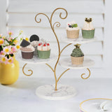 Maxbell 4 Tier Cupcake Stand Pastry Cupcake Holder for Banquet Afternoon Tea Wedding