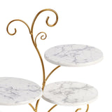 Maxbell 4 Tier Cupcake Stand Pastry Cupcake Holder for Banquet Afternoon Tea Wedding