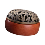 Maxbell Wooden Incense Burner Home Decor Incense Case for Studio Tea Room Office