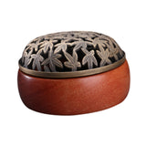Maxbell Wooden Incense Burner Home Decor Incense Case for Studio Tea Room Office