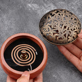 Maxbell Wooden Incense Burner Home Decor Incense Case for Studio Tea Room Office
