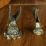Maxbell Eagle Snake Figurine Decor Gift Artwork Small Ornament for Table Office Home 3.2cmx6.5cm