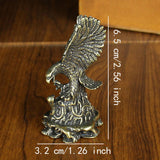 Maxbell Eagle Snake Figurine Decor Gift Artwork Small Ornament for Table Office Home 3.2cmx6.5cm