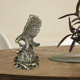 Maxbell Eagle Snake Figurine Decor Gift Artwork Small Ornament for Table Office Home 3.2cmx6.5cm