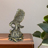 Maxbell Eagle Snake Figurine Decor Gift Artwork Small Ornament for Table Office Home 3.2cmx6.5cm