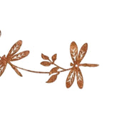 Maxbell Iron Dragonfly Wall Art Artwork Ornament for Indoor Outdoor Living Room Home 30x18 cm