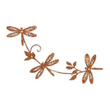 Maxbell Iron Dragonfly Wall Art Artwork Ornament for Indoor Outdoor Living Room Home 60x36 cm