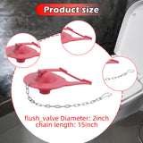 Maxbell Toilet Flapper Replacement Water Saving with Chain for Hotel Washroom Office