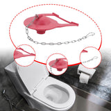 Maxbell Toilet Flapper Replacement Water Saving with Chain for Hotel Washroom Office