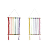 Maxbell Bohemian Tapestry Wall Decor Nursery over Bed Prop Gift Macrame Wall Hanging rainbow color