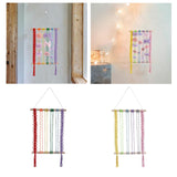 Maxbell Bohemian Tapestry Wall Decor Nursery over Bed Prop Gift Macrame Wall Hanging rainbow color