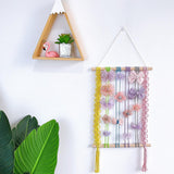 Maxbell Bohemian Tapestry Wall Decor Nursery over Bed Prop Gift Macrame Wall Hanging multi color