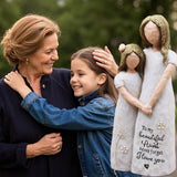 Maxbell Niece and Aunt Figurine Figure for Family Celebrations Thanksgiving Holidays