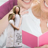 Maxbell Niece and Aunt Figurine Figure for Family Celebrations Thanksgiving Holidays