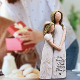 Maxbell Niece and Aunt Figurine Figure for Family Celebrations Thanksgiving Holidays