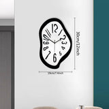Maxbell Wall Hanging Clock Easy to Read No Ticking Ornament for Bathroom Office Home