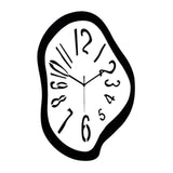 Maxbell Wall Hanging Clock Easy to Read No Ticking Ornament for Bathroom Office Home