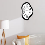 Maxbell Wall Hanging Clock Easy to Read No Ticking Ornament for Bathroom Office Home