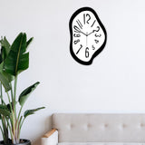 Maxbell Wall Hanging Clock Easy to Read No Ticking Ornament for Bathroom Office Home